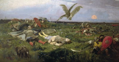 伊戈尔·斯维亚托斯拉维奇与库曼人战斗后