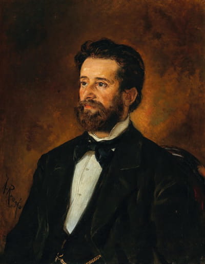 建筑师Johann De Colle的肖像（1840-1889）