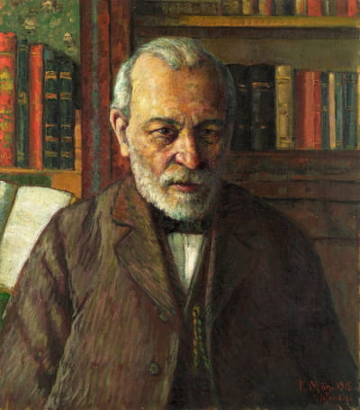 诗人弗里德里希·库尔巴尔的肖像
