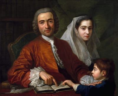 Savatore Bernard博士和他的妻子和儿子
