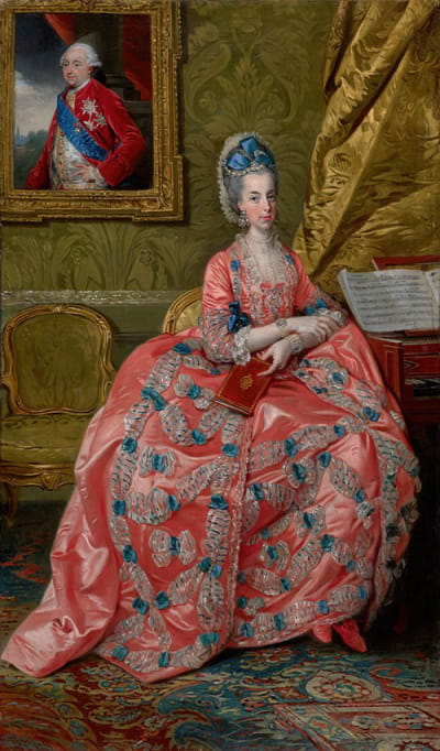 帕尔马公爵夫人奥地利的玛丽亚·阿玛利亚公爵夫人肖像