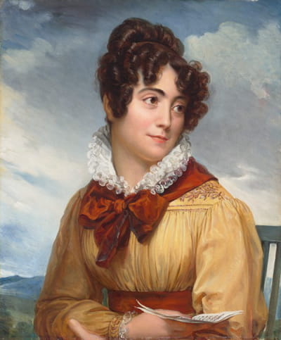 艺术家的嫂子Alexandre Gérard的肖像