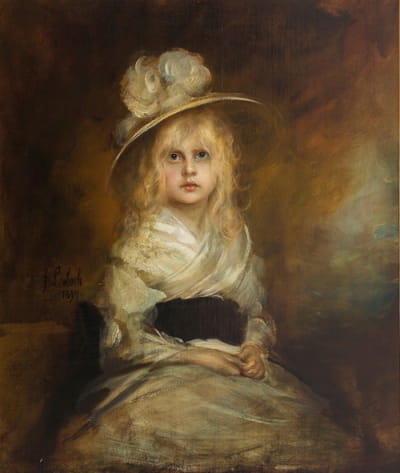 女儿玛丽昂的肖像