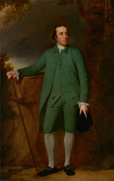 德比郡阿尔弗雷顿公园的乔治·莫雷伍德（1720-1792）肖像