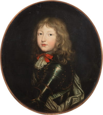 年轻的路易十四的肖像