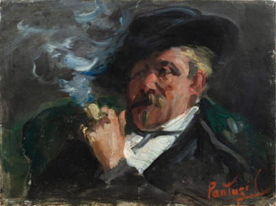 画家纪尧姆·沃格尔的肖像（1836-1896）