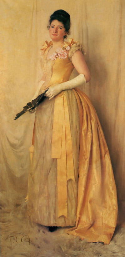 《黄金夫人》——约翰·克罗克夫人的肖像