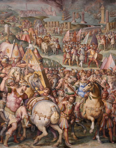皇帝马西米利亚诺解除了对利沃诺的围攻