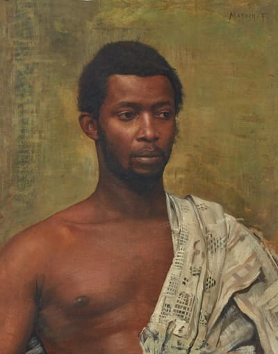 非洲男子的肖像