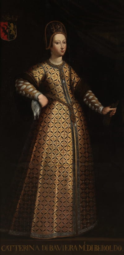 贝罗多的妻子卡捷琳娜-巴维耶拉的画像