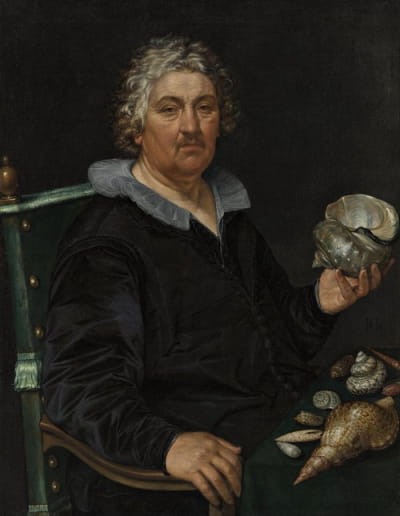 贝壳收藏家Jan Govertsen van der Aer的肖像（1545–1612）