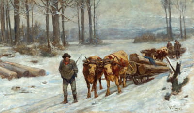 冬季伐木工人