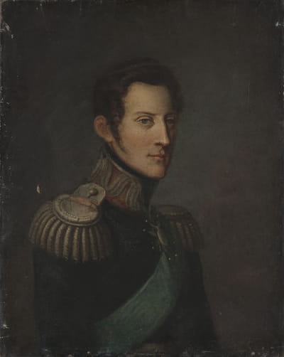 身着波兰将军制服的沙皇尼古拉一世肖像