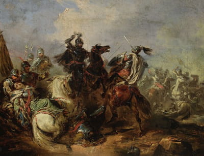 立陶宛人与条顿骑士的战斗