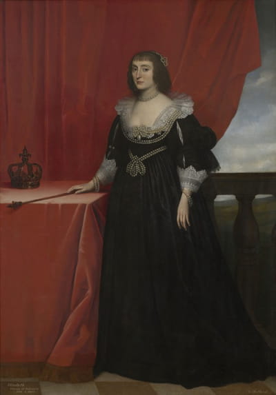 波西米亚女王伊丽莎白·斯图亚特的肖像