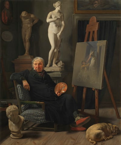 画家C.A.洛伦岑的肖像