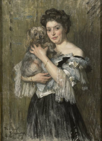 玛丽·凯瑟琳·约瑟芬·乔丹（1866-1948）。画家乔治·亨德里克·布莱特纳的妻子