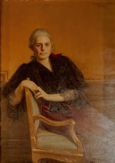 威廉敏娜·冯·哈尔维尔，出生于肯普（1844-1930）