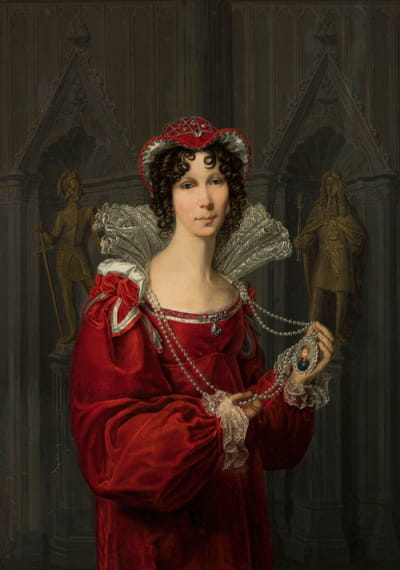 奥兰治公主威廉敏娜的肖像