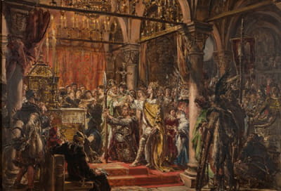 第一位国王的加冕礼，公元1001年，来自“波兰文明史”系列