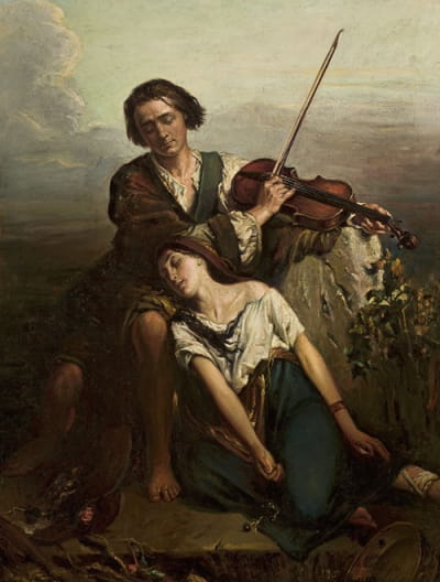 小提琴手和吉普赛女人（安慰）