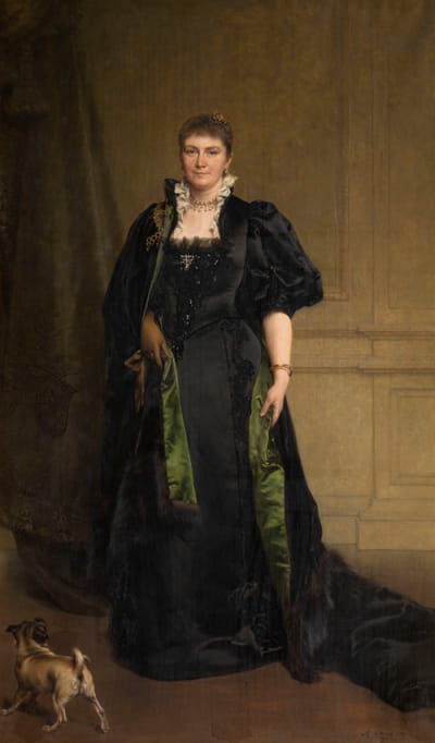 艺术家的妻子伊迪丝·玛丽·安托瓦内特·康斯坦斯·范·埃塞尔夫人