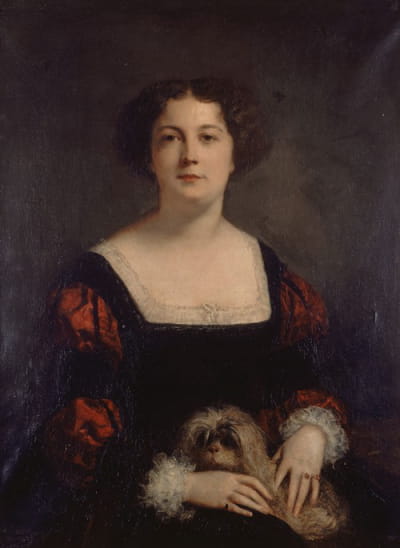 阿波罗尼·萨巴蒂尔（1822-1889）的肖像，被称为“总统”