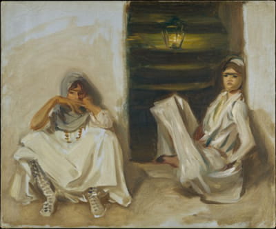 两名阿拉伯妇女