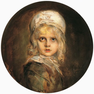 女儿玛丽昂·伦巴赫的肖像