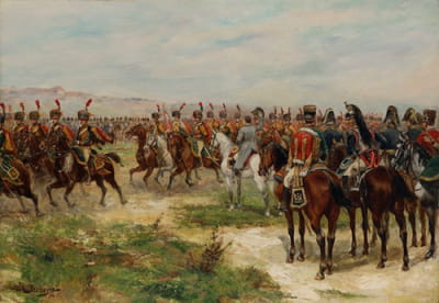 拿破仑在他的骑兵中