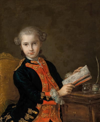 一个年轻男孩的肖像，可能是卡洛·万维泰利（1739–1821）