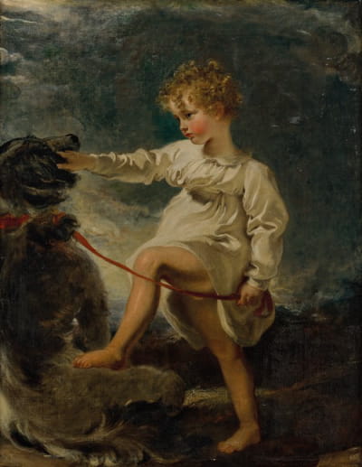 威廉·洛克的肖像（1804-1832年），小时候
