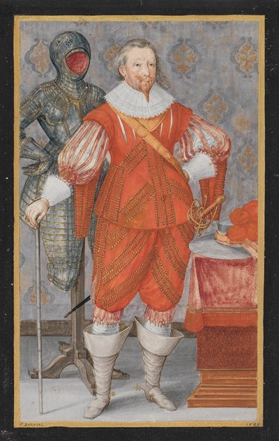 弗里德里希·格拉夫·冯·索尔姆斯-罗德尔海姆（Friedrich Graf von Solms-Rödelheim）全身图