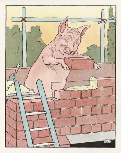Pig builds his brick house