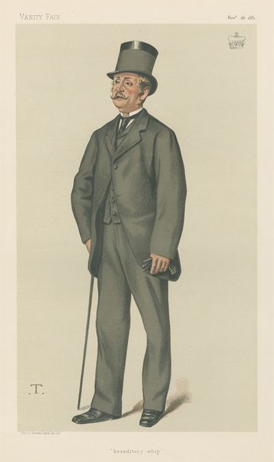 Politicians - Vanity Fair - ‘hereditary whip’. Viscount Hawarden. November 26 1881