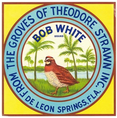 Bob White Brand Citrus Label