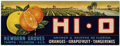 Hi-O Citrus Label