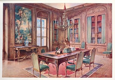 Bibliothéque Louis XIV (composée d’aprés l’Hôtel des Invalides)….