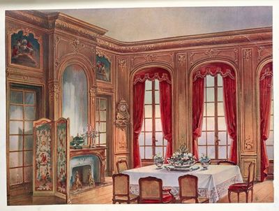 Salle a manger Louis XIV, provenant de la vente Lelong….