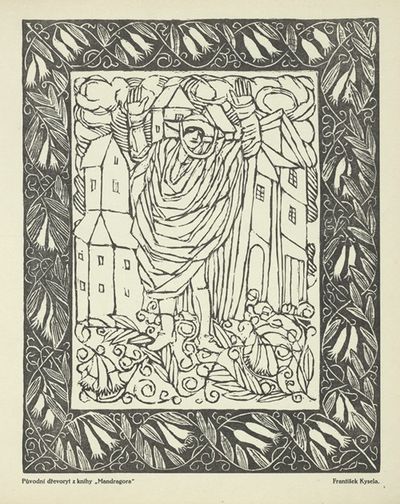 František Kysela; Původní dřevory z knihy ‘Mandragora’