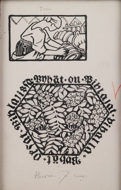 Koru-Kalevala, The Illustrated Kalevala; Poem XXIII opening vignette, end vignette.