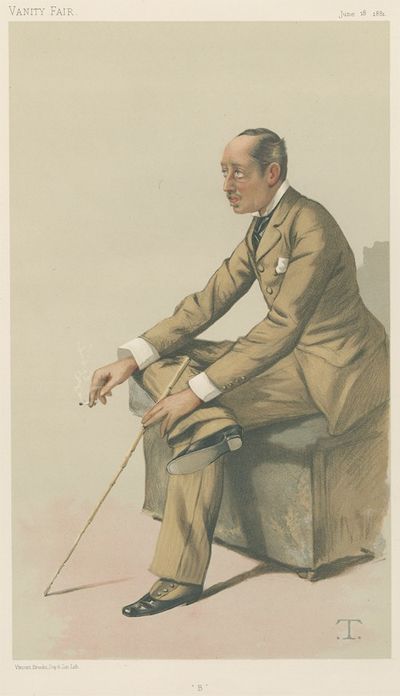 Politicians - Vanity Fair - ‘B’. The Marquis of Blandford. June 18, 1881
