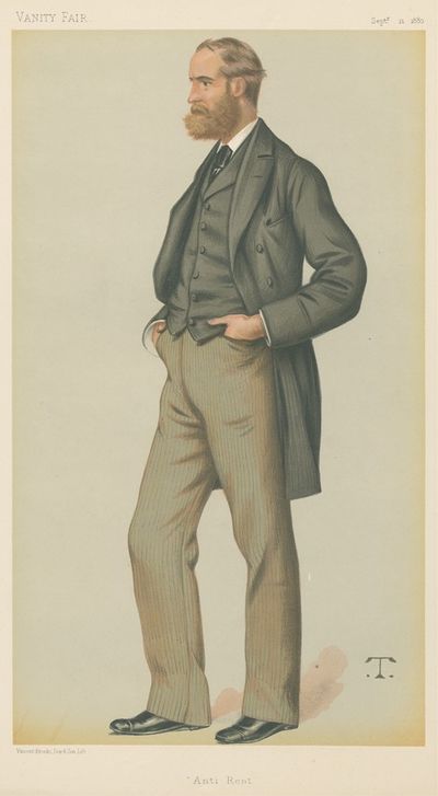 Politicians - Vanity Fair. ‘Anti-Rent’. Mr. Charles Stewart Parnell. 11 September 1880