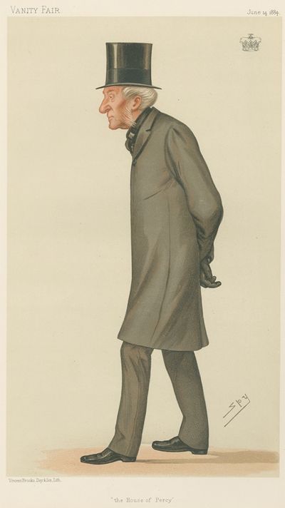 Politicians - Vanity Fair. ‘Northumberland’. The Rt. Hon. Earl Percy. 27 August 1881