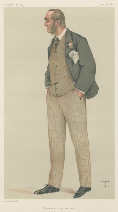 Politicians - Vanity Fair. ‘Promotion by marriage’. The Rt. Hon. Sir Augustus Berkley Paget. 26 June 1880