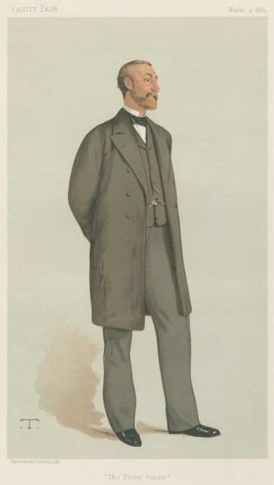 Politicians - Vanity Fair. ‘The Privy Purse’ The Rt. Hon. Gen. Sir Henry Ponsonby. 17 March 1883
