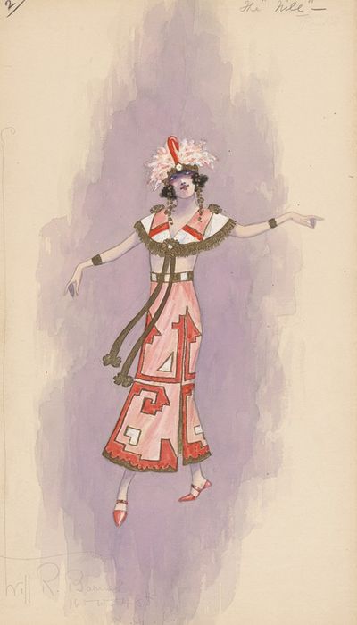 Woman’s costume; Pink dress, 2