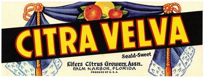 Citra Velva Citrus Label