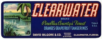 Clearwater Brand Citrus Label
