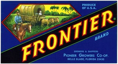 Frontier Brand Produce Label